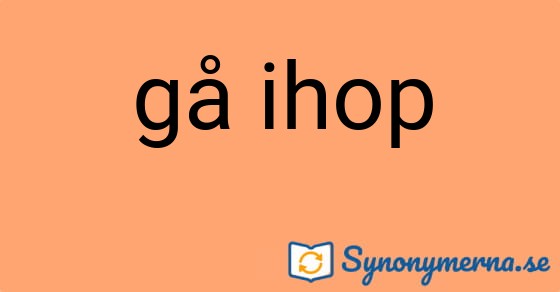 Bild som illustrerar uttrycket gå ihop och dess synonymer.