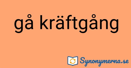 Bild som illustrerar uttrycket gå kräftgång och dess synonymer.