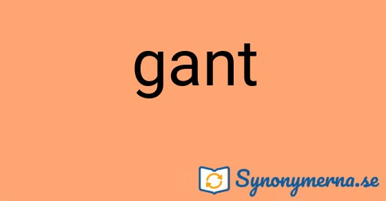 Bild som illustrerar ordet gant och dess synonymer.