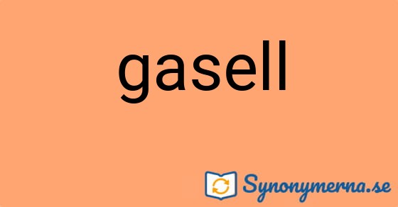 Bild som illustrerar ordet gasell och dess synonymer.