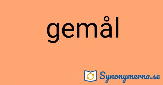 Bild som illustrerar ordet gemål och dess synonymer.
