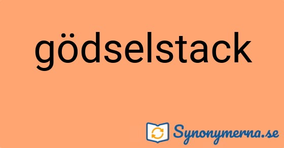 Bild som illustrerar ordet gödselstack och dess synonymer.