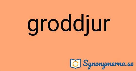 Bild som illustrerar ordet groddjur och dess synonymer.