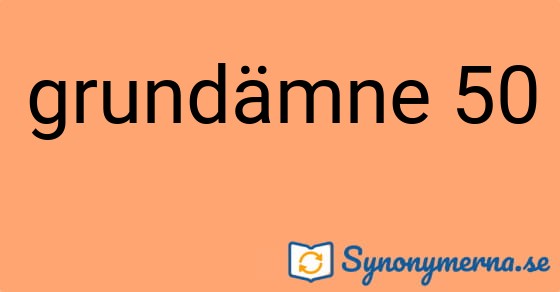 Bild som illustrerar uttrycket grundämne 50 och dess synonymer.