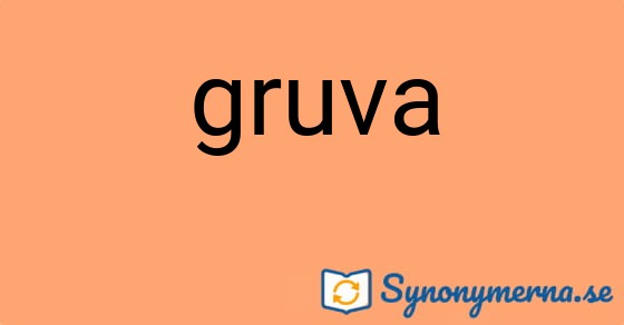Bild som illustrerar ordet gruva och dess synonymer.