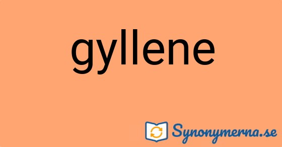 Bild som illustrerar ordet gyllene och dess synonymer.