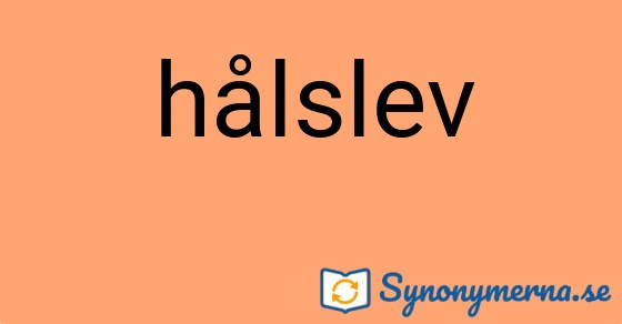 Bild som illustrerar ordet hålslev och dess synonymer.