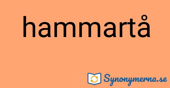 Bild som illustrerar ordet hammartå och dess synonymer.