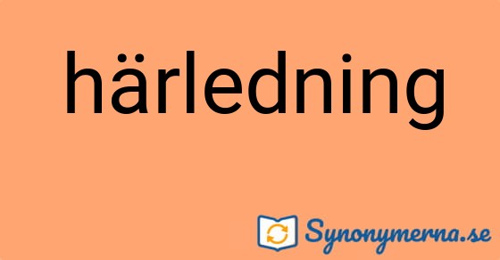 Bild som illustrerar ordet härledning och dess synonymer.