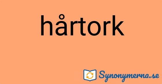 Bild som illustrerar ordet hårtork och dess synonymer.