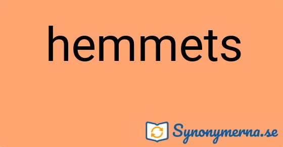 Bild som illustrerar ordet hemmets och dess synonymer.