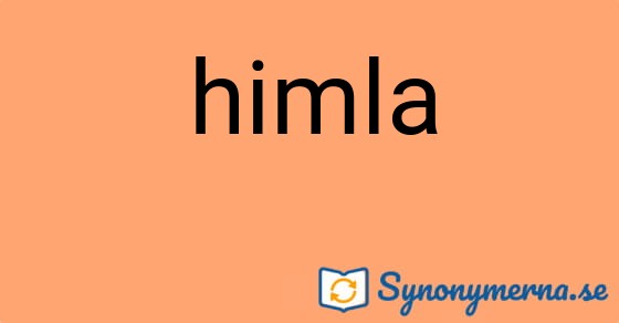 Bild som illustrerar ordet himla och dess synonymer.