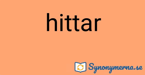 Bild som illustrerar ordet hittar och dess synonymer.