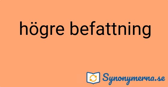 Bild som illustrerar uttrycket högre befattning och dess synonymer.