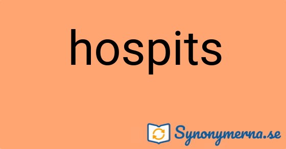 Bild som illustrerar ordet hospits och dess synonymer.
