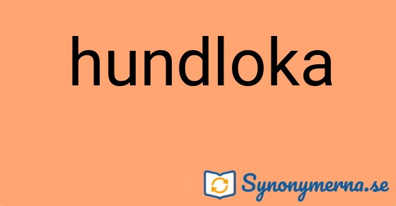 Bild som illustrerar ordet hundloka och dess synonymer.