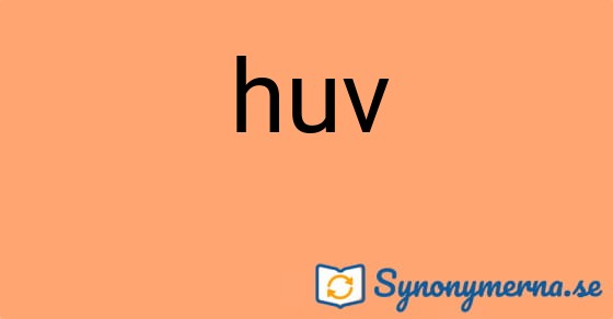 Bild som illustrerar ordet huv och dess synonymer.