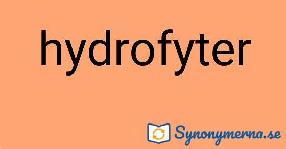 Bild som illustrerar ordet hydrofyter och dess synonymer.