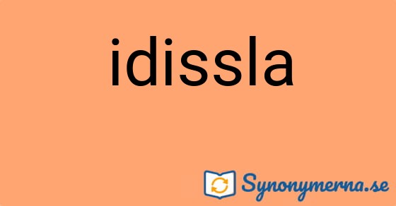 Bild som illustrerar ordet idissla och dess synonymer.