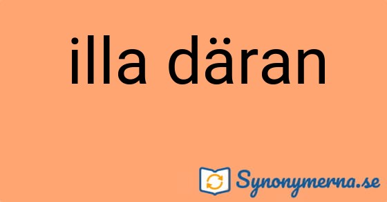 Bild som illustrerar uttrycket illa däran och dess synonymer.