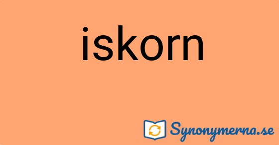 Bild som illustrerar ordet iskorn och dess synonymer.