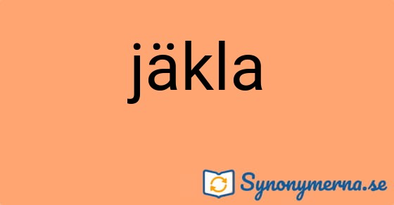 Bild som illustrerar ordet jäkla och dess synonymer.