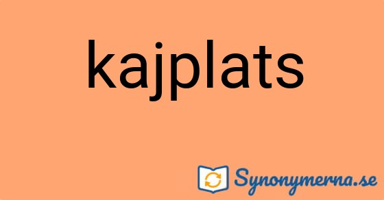 Bild som illustrerar ordet kajplats och dess synonymer.