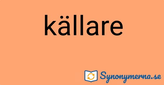Bild som illustrerar ordet källare och dess synonymer.