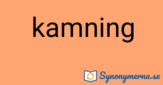 Bild som illustrerar ordet kamning och dess synonymer.