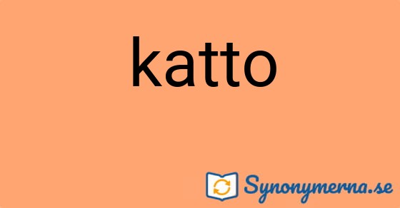Bild som illustrerar ordet katto och dess synonymer.
