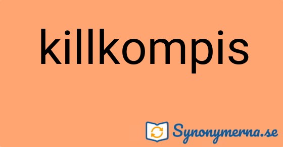 Bild som illustrerar ordet killkompis och dess synonymer.
