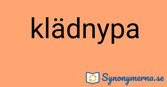 Bild som illustrerar ordet klädnypa och dess synonymer.