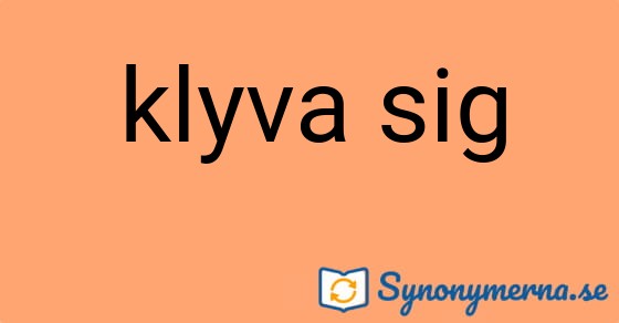 Bild som illustrerar uttrycket klyva sig och dess synonymer.