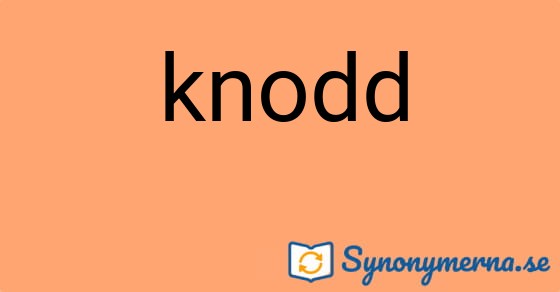 Bild som illustrerar ordet knodd och dess synonymer.