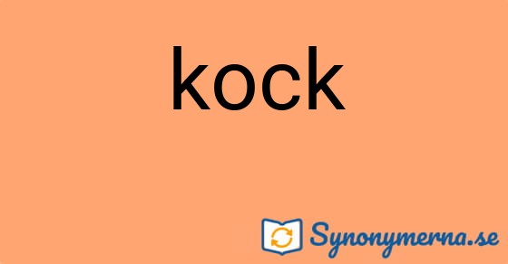 Bild som illustrerar ordet kock och dess synonymer.