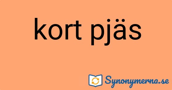 Bild som illustrerar uttrycket kort pjäs och dess synonymer.