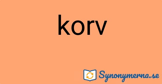 Bild som illustrerar ordet korv och dess synonymer.