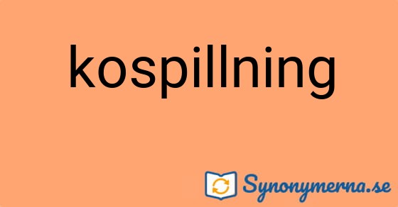 Bild som illustrerar ordet kospillning och dess synonymer.