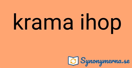 Bild som illustrerar uttrycket krama ihop och dess synonymer.