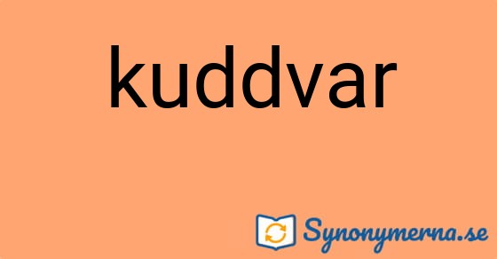 Bild som illustrerar ordet kuddvar och dess synonymer.