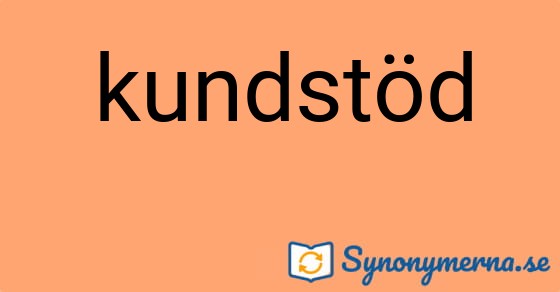 Bild som illustrerar ordet kundstöd och dess synonymer.