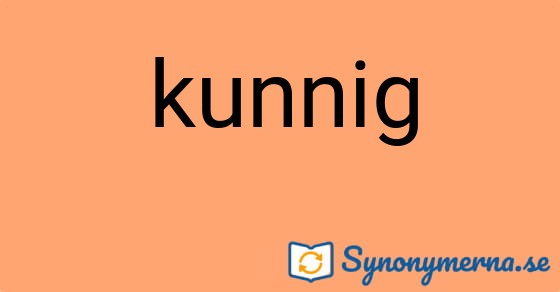 Bild som illustrerar ordet kunnig och dess synonymer.