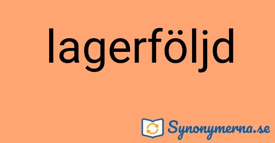 Bild som illustrerar ordet lagerföljd och dess synonymer.
