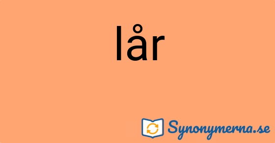 Bild som illustrerar ordet lår och dess synonymer.
