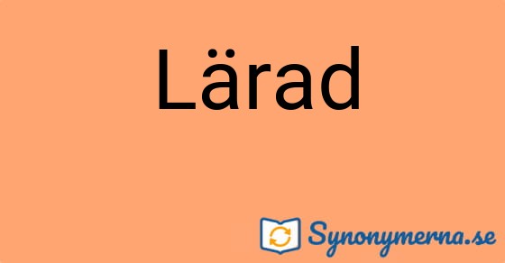 Bild som illustrerar ordet Lärad och dess synonymer.