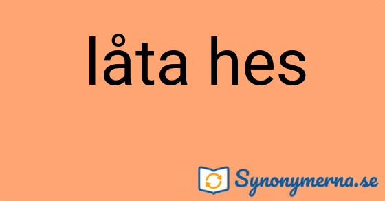 Bild som illustrerar uttrycket låta hes och dess synonymer.