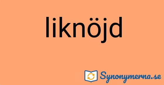 Bild som illustrerar ordet liknöjd och dess synonymer.