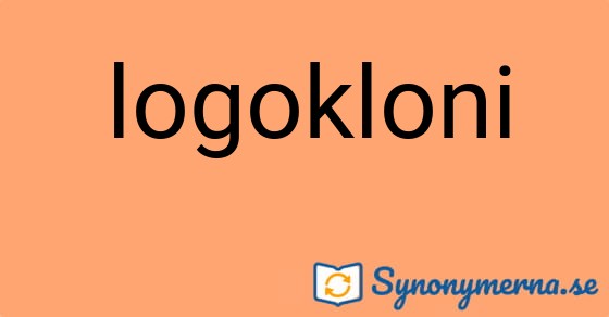 Bild som illustrerar ordet logokloni och dess synonymer.
