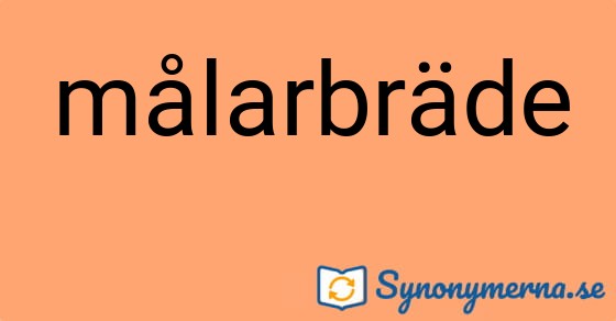 Bild som illustrerar ordet målarbräde och dess synonymer.