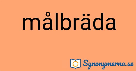 Bild som illustrerar ordet målbräda och dess synonymer.